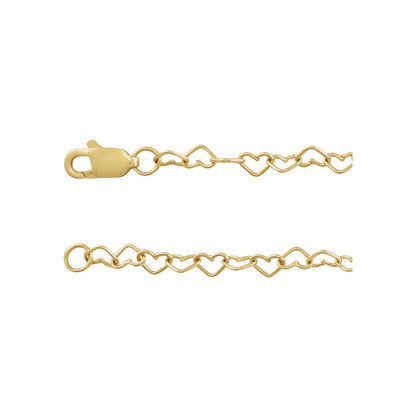 Heart 16" Chain