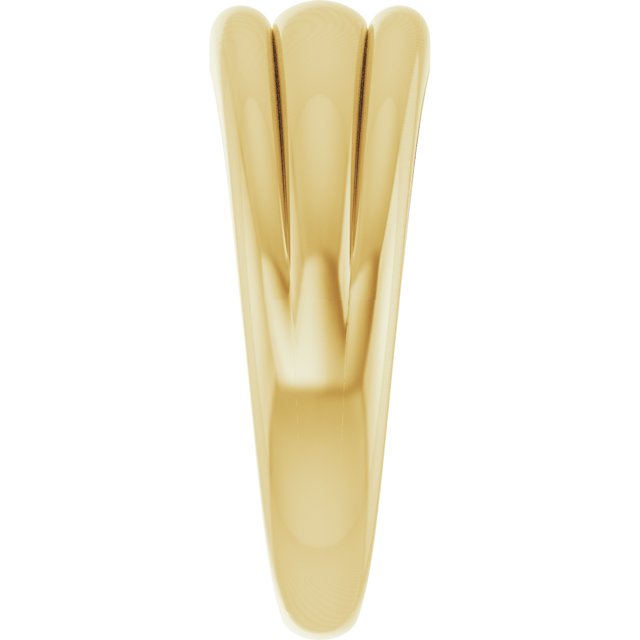 14K Yellow Gold Triple Dome Ring