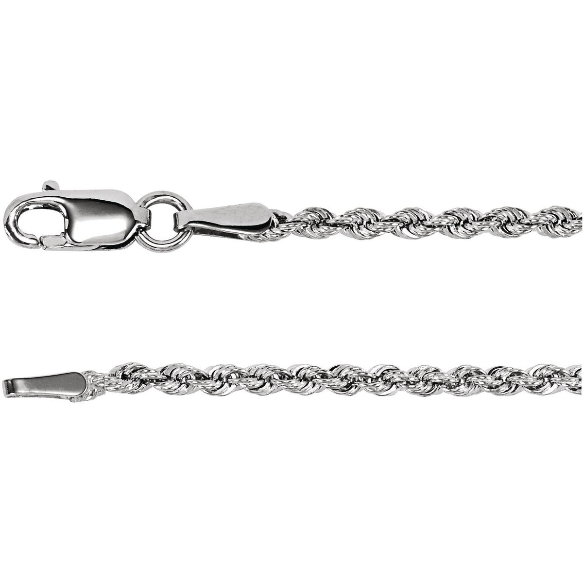 Sterling Silver Rope 18" Chain (CH956)