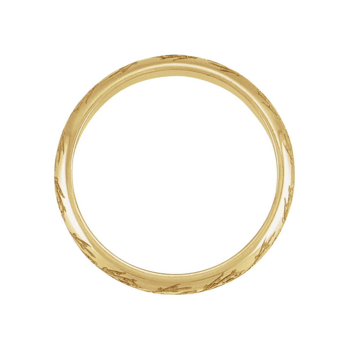 Sculptural Half Round Band