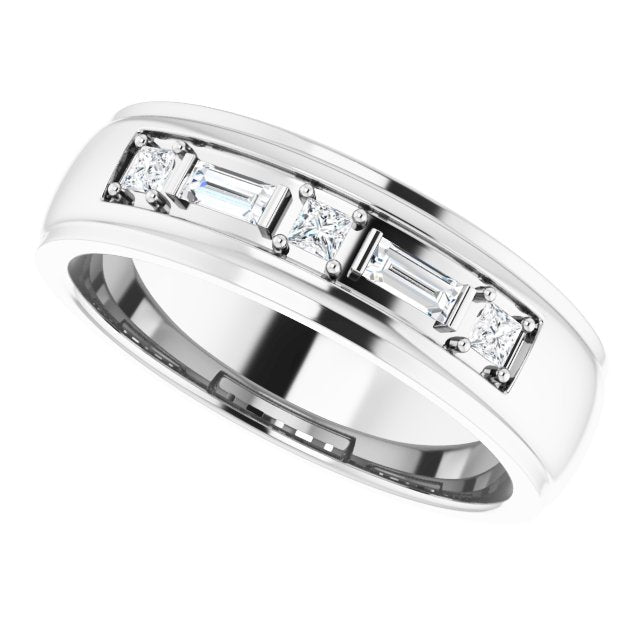 1/4 CTW Lab-Grown Diamond Band, 6.05 mm