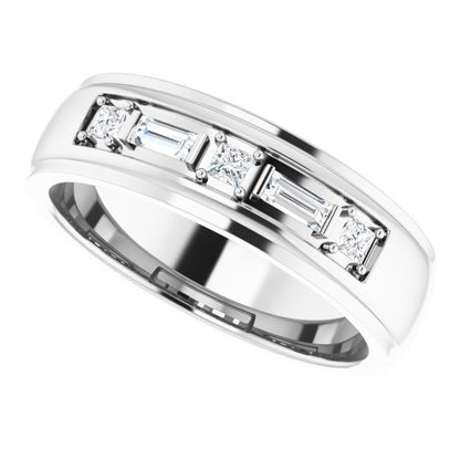 1/4 CTW Lab-Grown Diamond Band, 6.05 mm