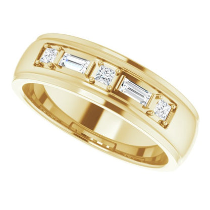 1/4 CTW Lab-Grown Diamond Band, 6.05 mm