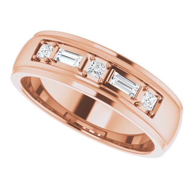 1/4 CTW Lab-Grown Diamond Band, 6.05 mm