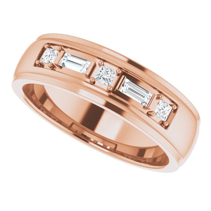 1/4 CTW Lab-Grown Diamond Band, 6.05 mm