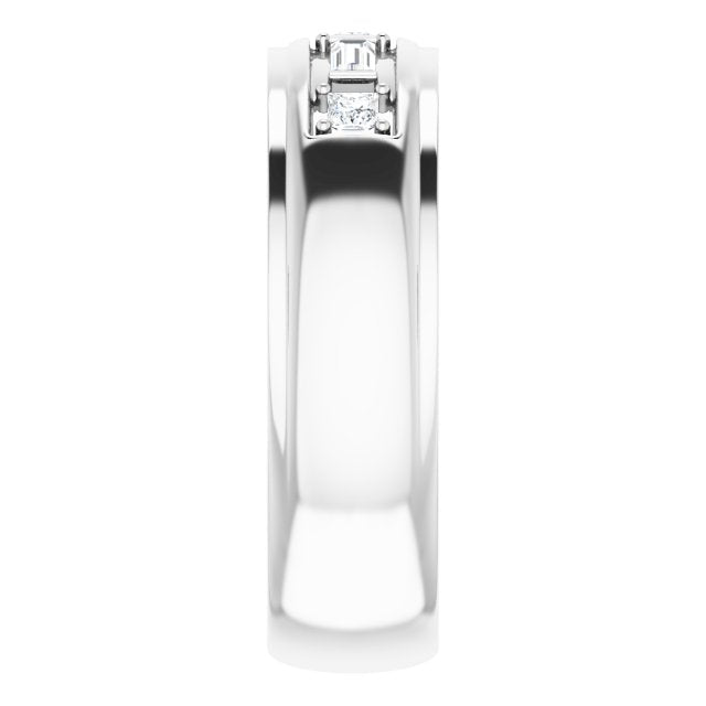 1/4 CTW Lab-Grown Diamond Band, 6.05 mm