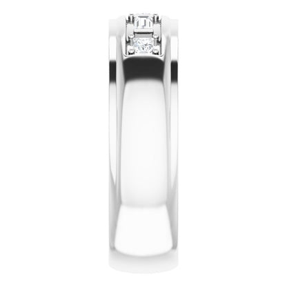 1/4 CTW Lab-Grown Diamond Band, 6.05 mm