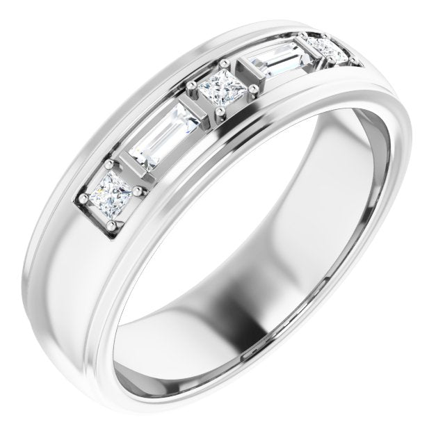 1/4 CTW Lab-Grown Diamond Band, 6.05 mm