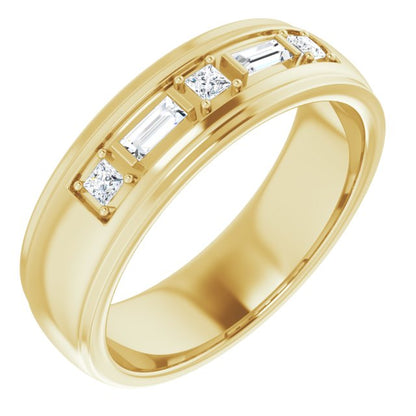 1/4 CTW Lab-Grown Diamond Band, 6.05 mm