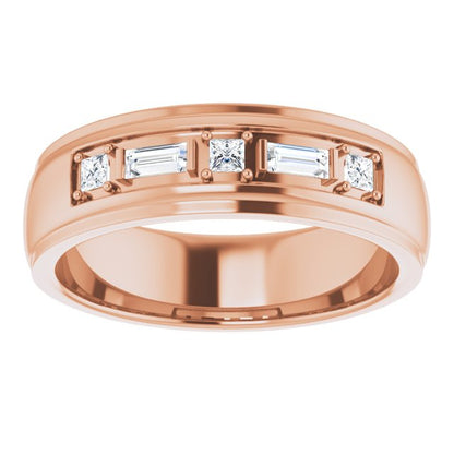 1/4 CTW Lab-Grown Diamond Band, 6.05 mm