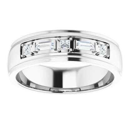 1/4 CTW Lab-Grown Diamond Band, 6.05 mm