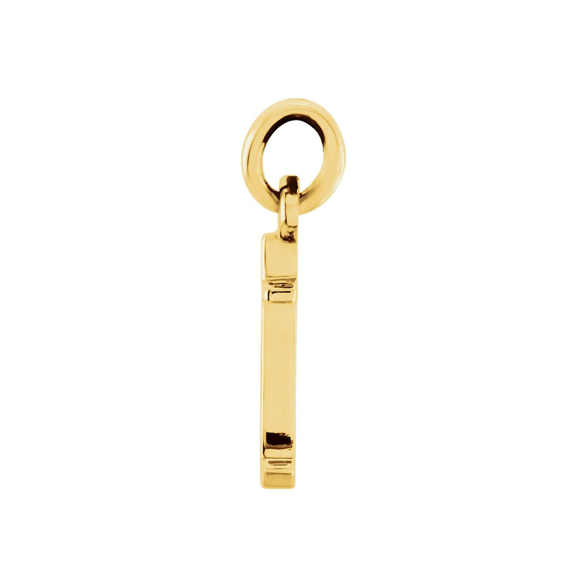 14K Yellow Gold Lowercase Initial t Charm/Pendant