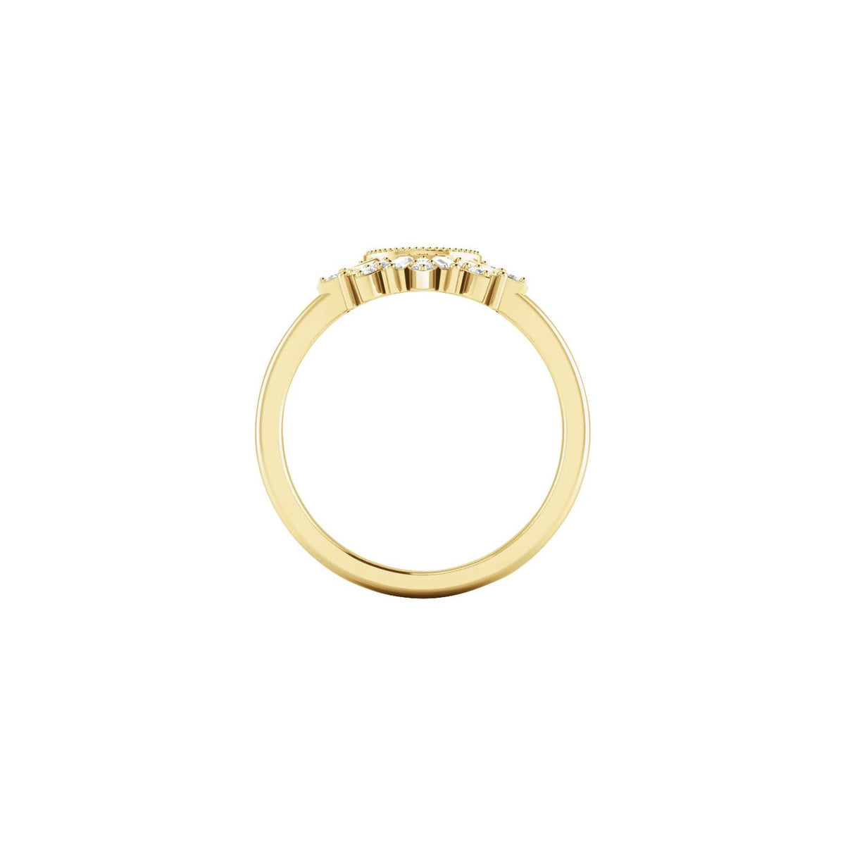 1/5 CTW Natural Diamond Contour Band, 21.21 mm