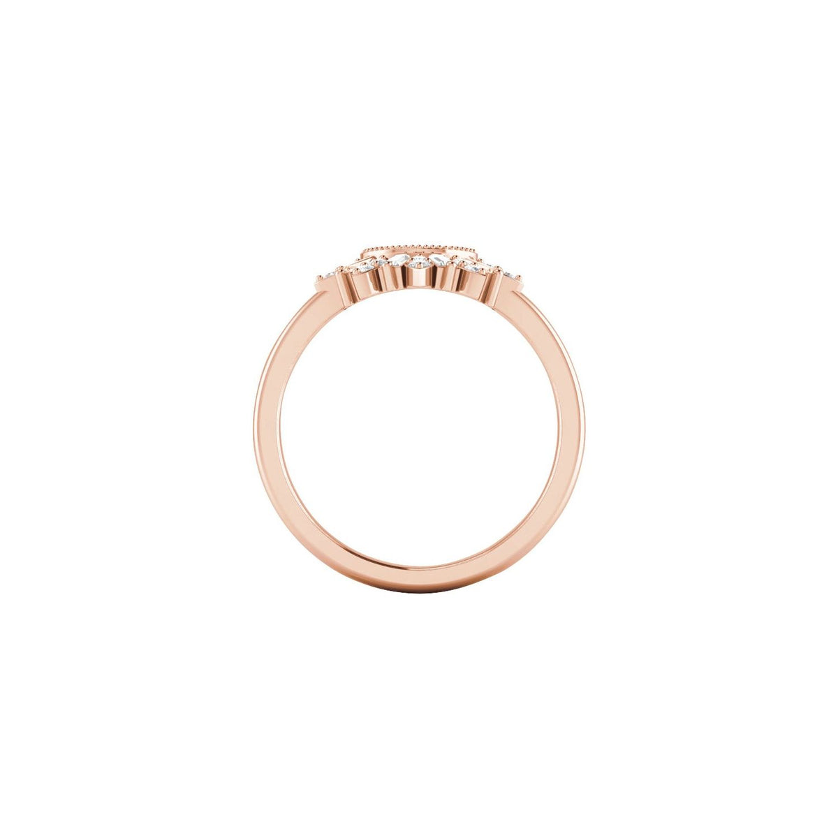 1/5 CTW Natural Diamond Contour Band, 21.21 mm