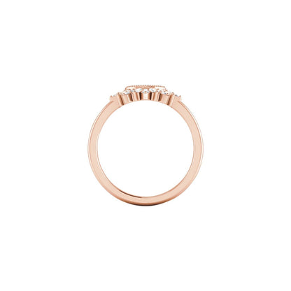1/5 CTW Natural Diamond Contour Band, 21.21 mm