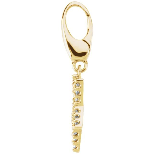 1/8 CTW Natural Diamond Star Charm/Pendant