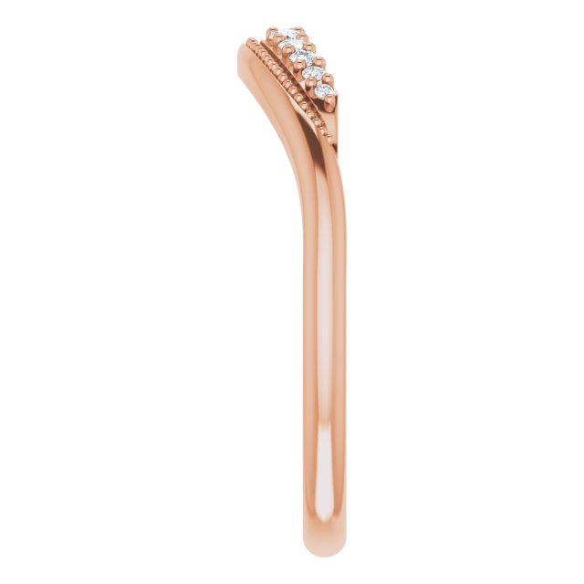 .08 CTW Natural Diamond Matching Band, 4.49 mm