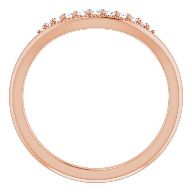 .08 CTW Natural Diamond Matching Band, 4.49 mm