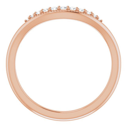 .08 CTW Natural Diamond Matching Band, 4.49 mm