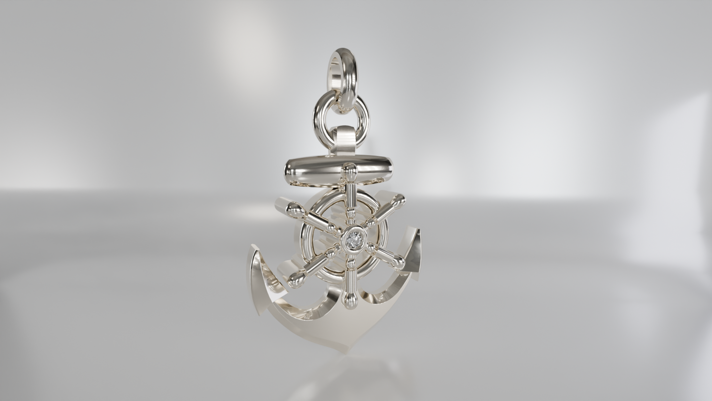 Nautical Anchor Pendant
