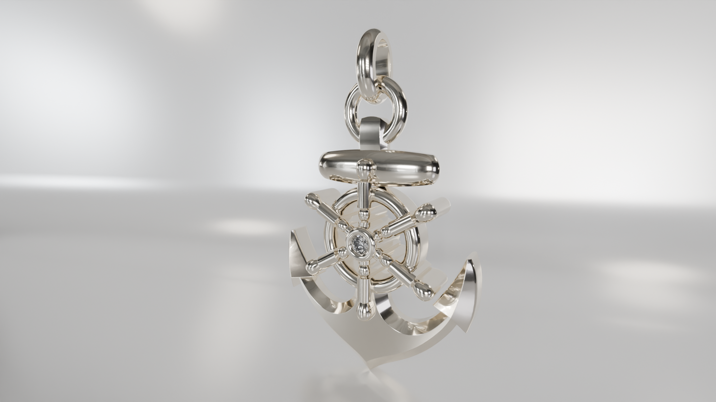 Nautical Anchor Pendant