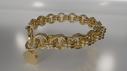 Classic Gold Charm Bracelet