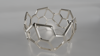 Geometric Openwork Bangle