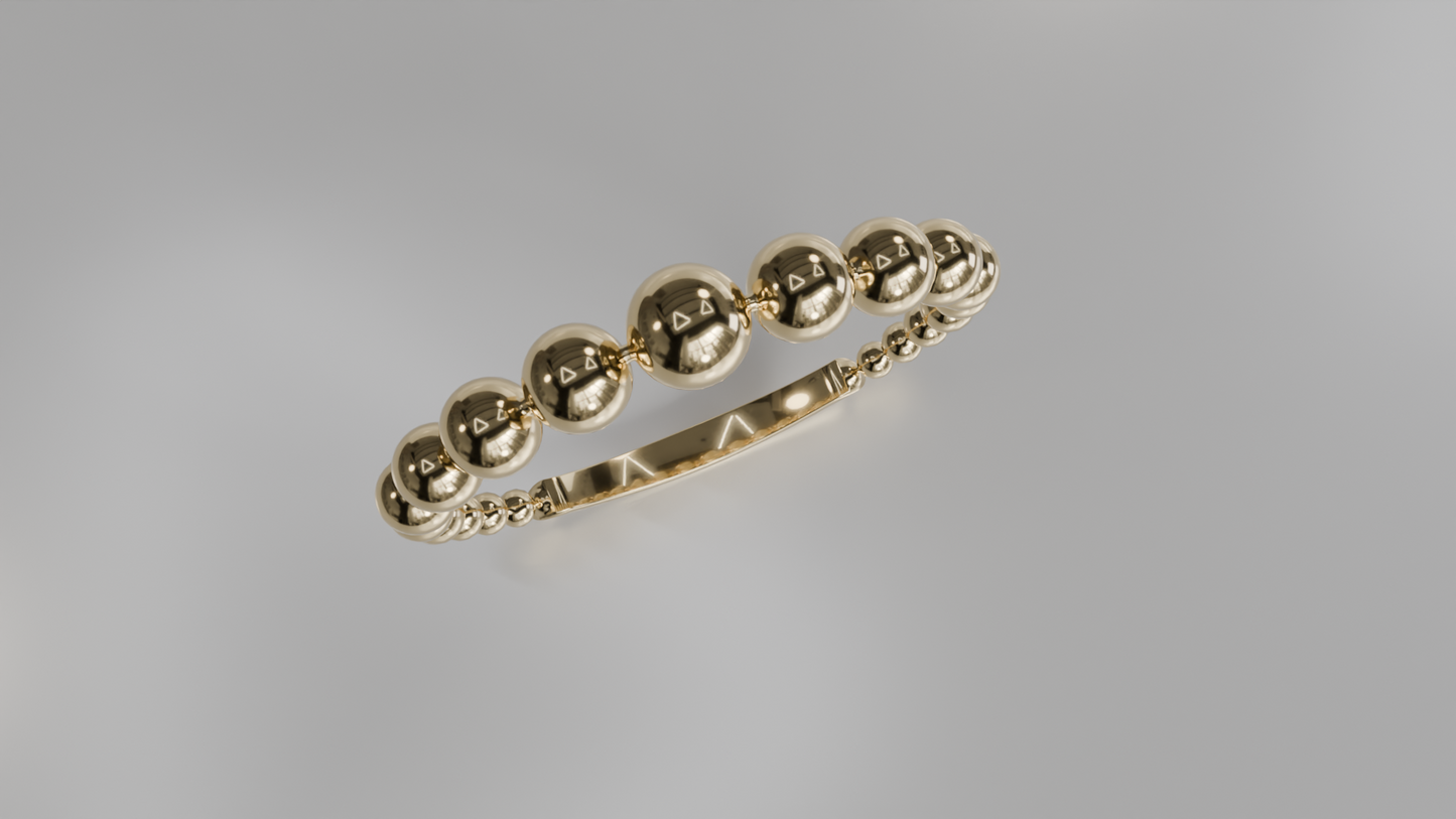 Gold Beaded Bracelet