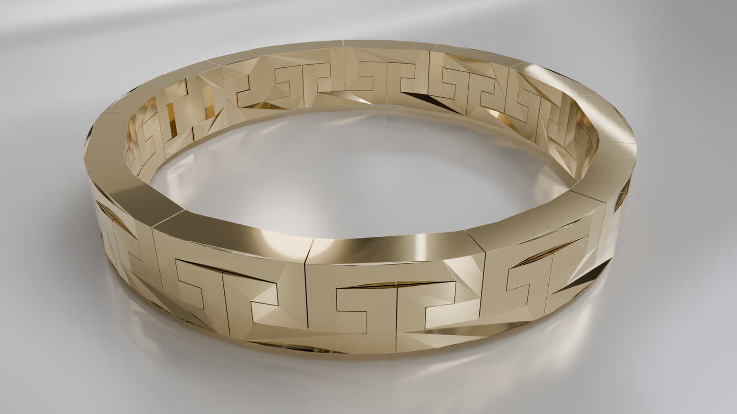 Imperial Legacy: Geometric Bracelet