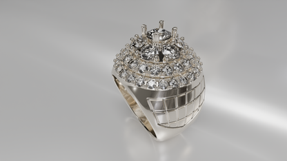 Tiered Diamond Statement Ring