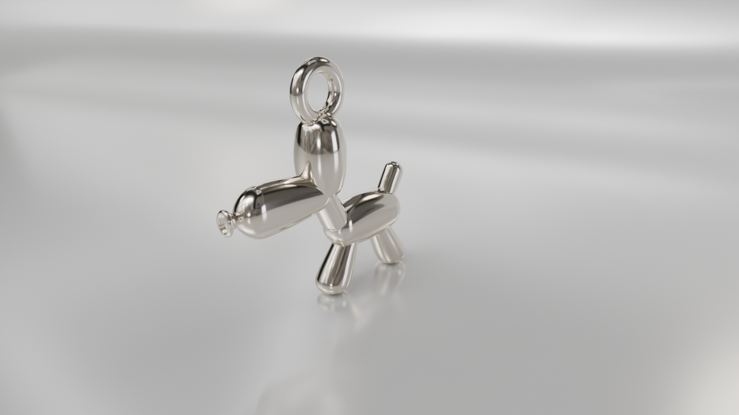 Playful Balloon Dog Charm