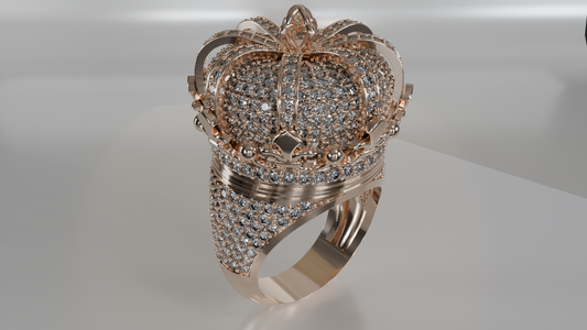 Royalty Crown Diamond Ring