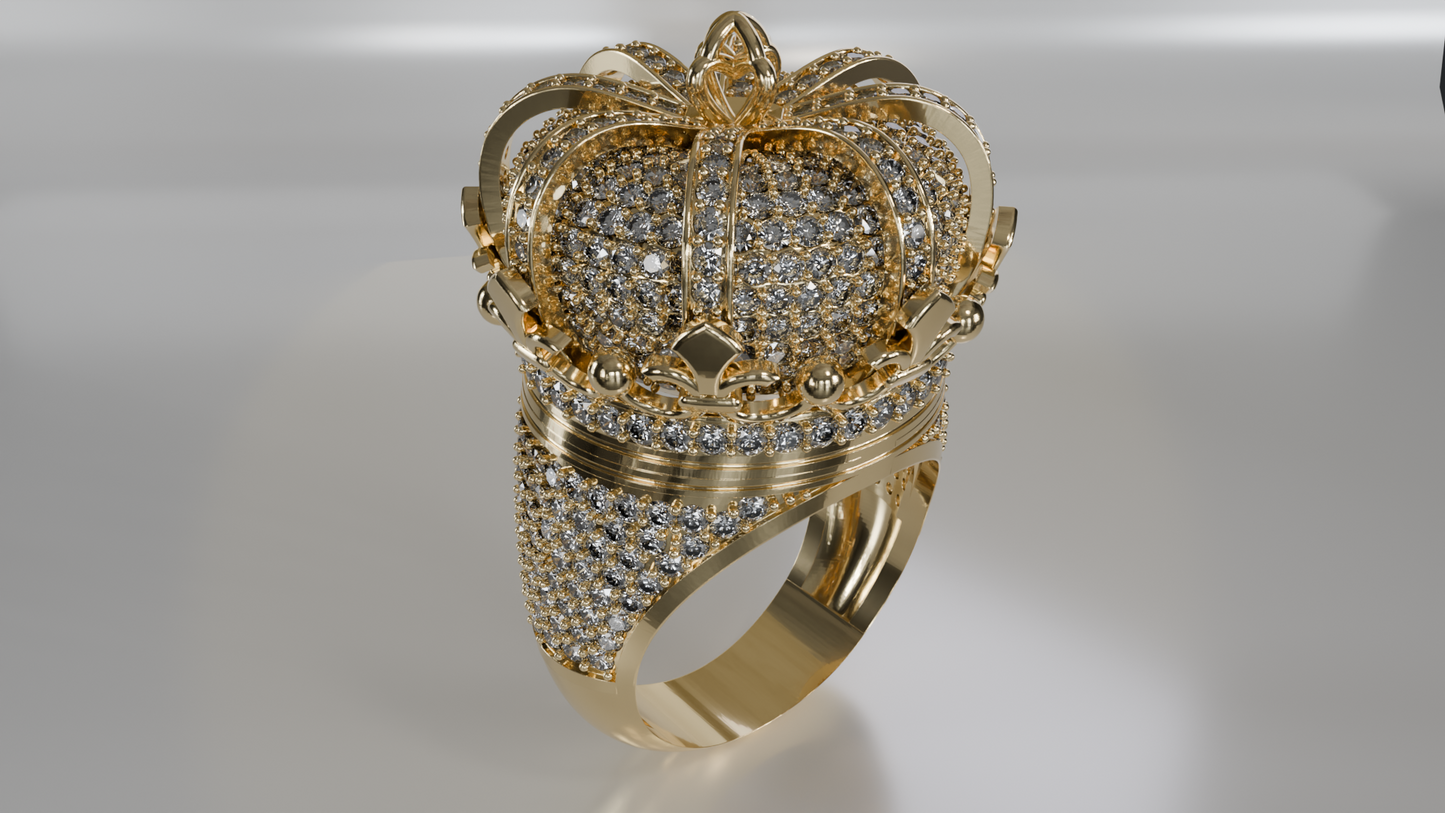 Royalty Crown Diamond Ring