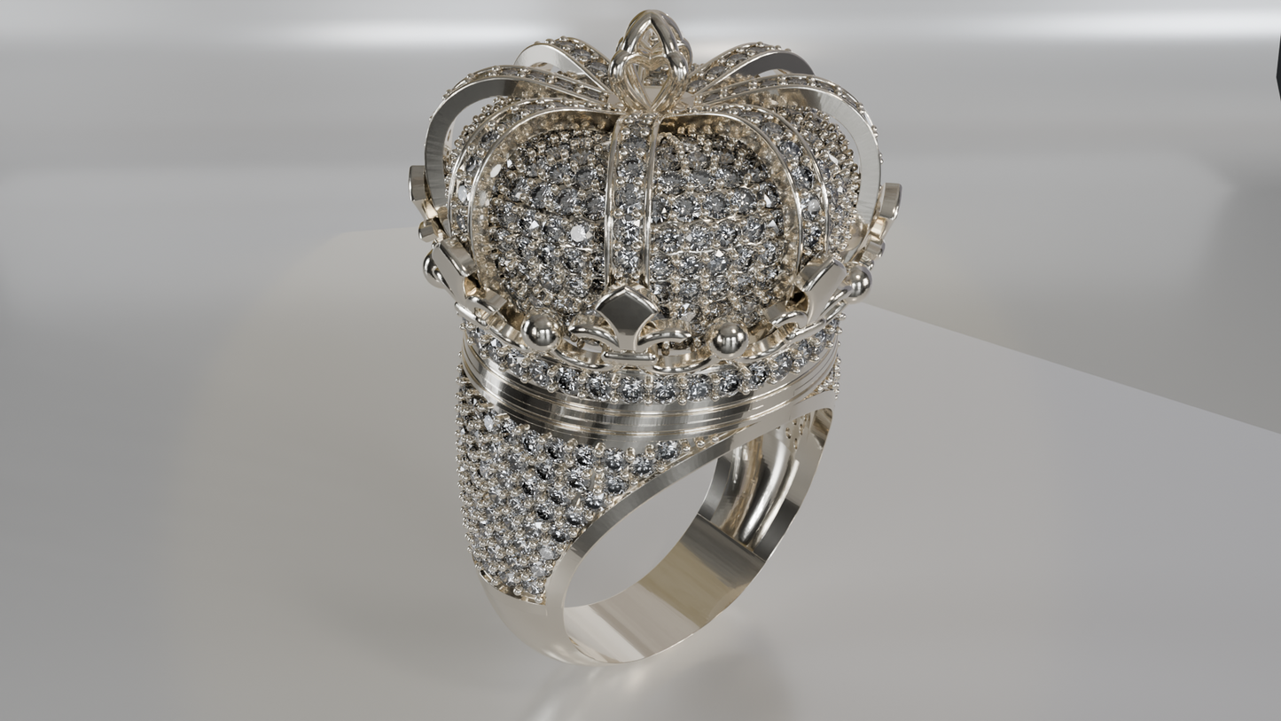 Royalty Crown Diamond Ring