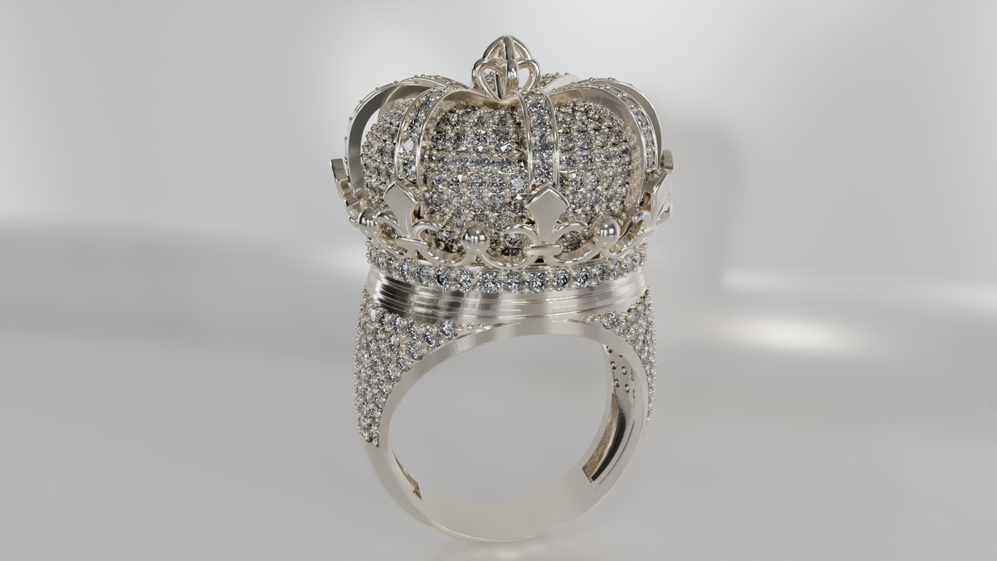Royalty Crown Diamond Ring
