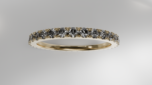Diamond Pave Engagement Ring