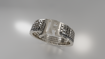 Prestige Initials Diamond Ring
