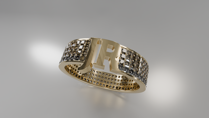 Prestige Initials Diamond Ring