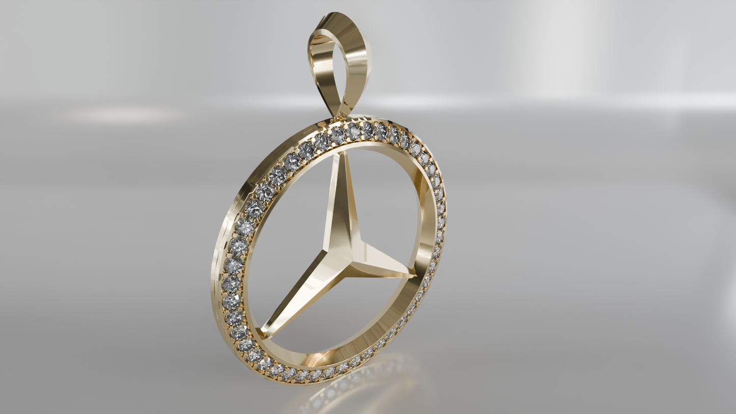 Mercedes-Benz Star Diamond Pendant