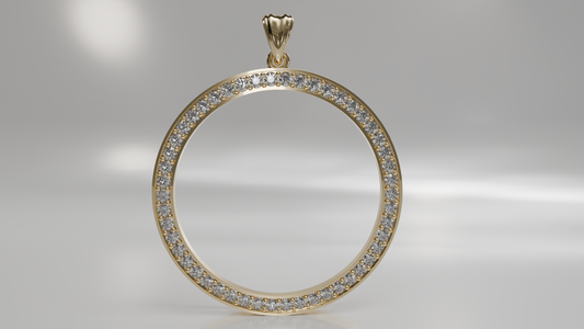 Diamond Circle Pendant