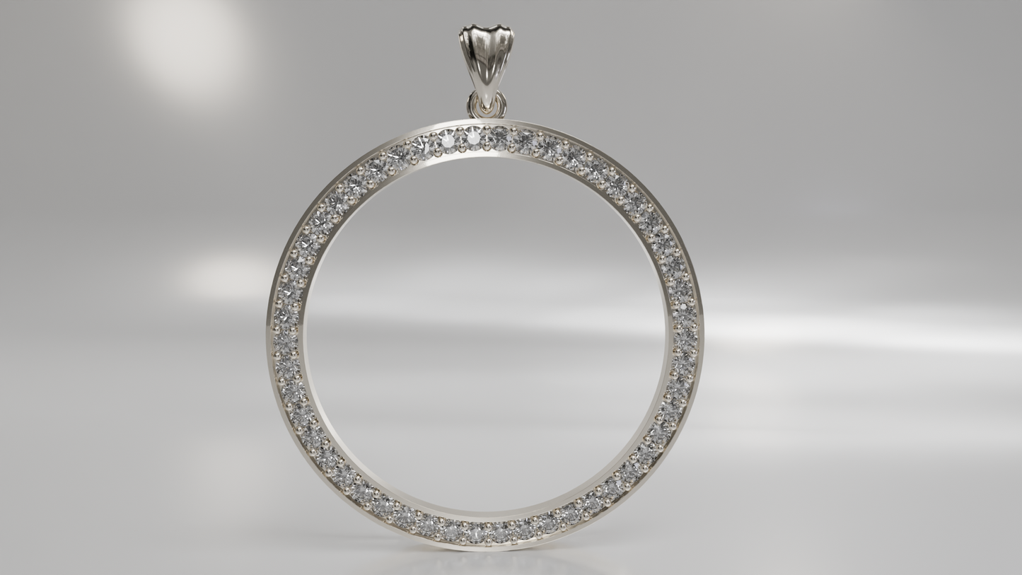 Diamond Circle Pendant