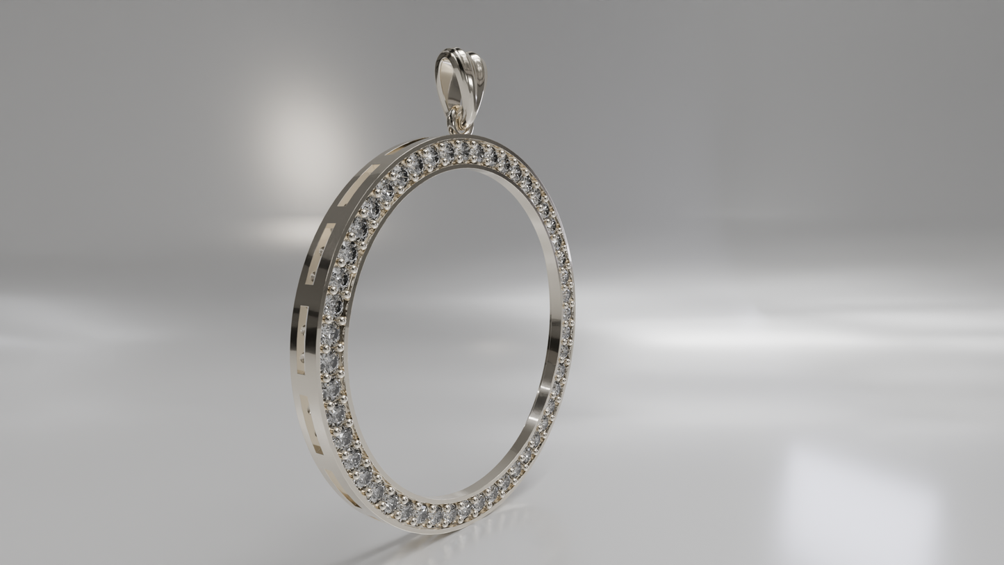Diamond Circle Pendant