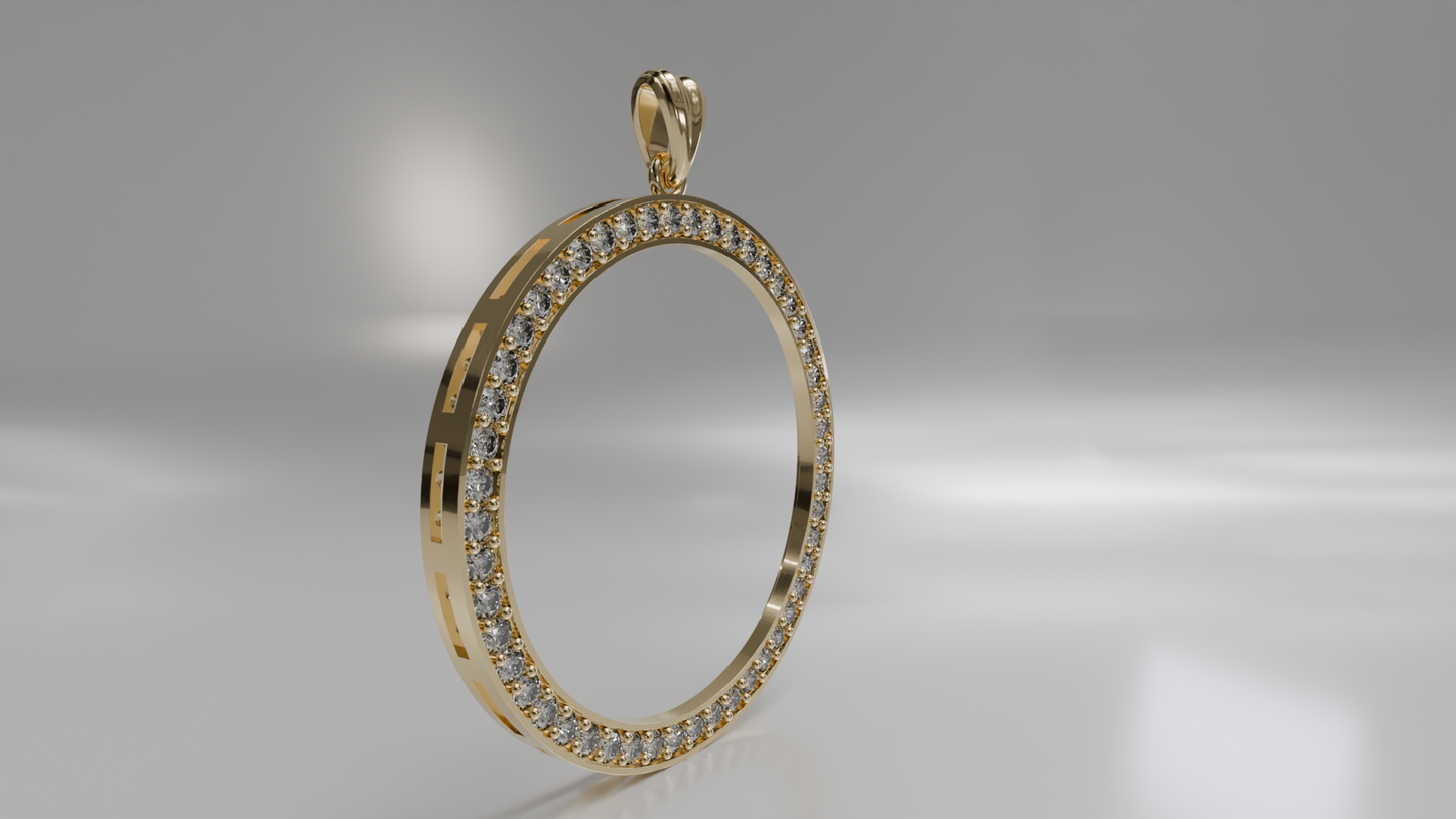 Diamond Circle Pendant