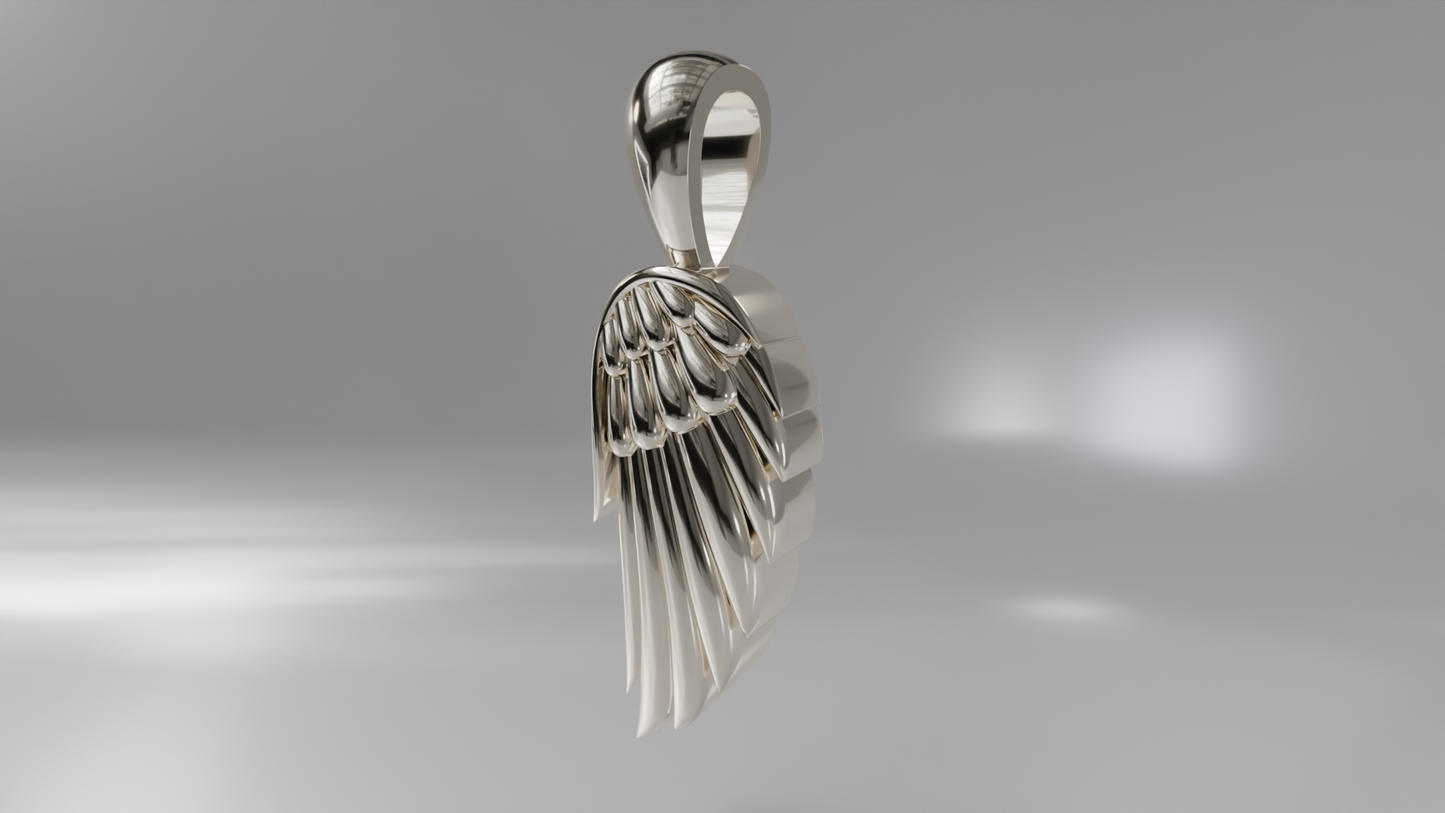 Angel Wing Memorial Pendant