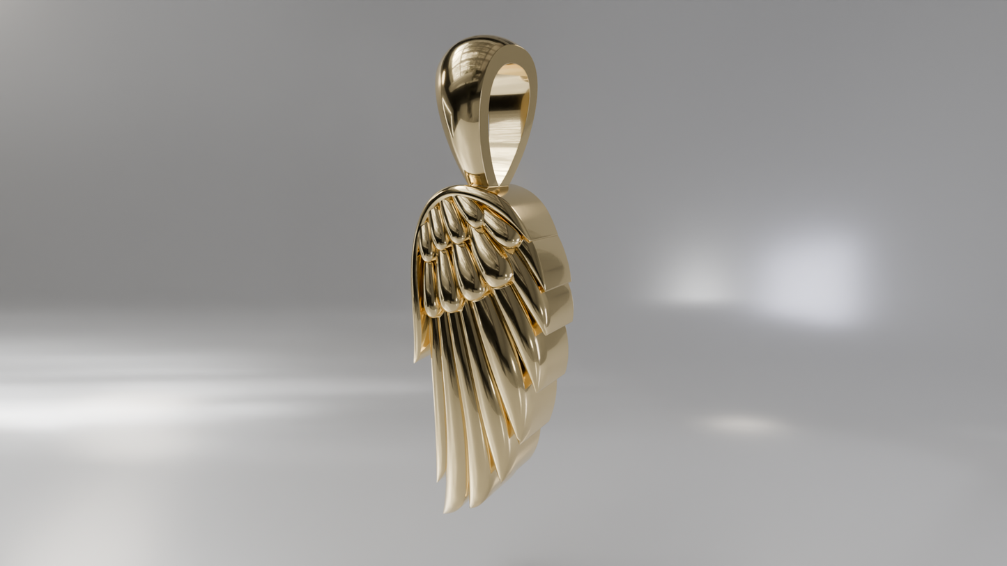 Angel Wing Memorial Pendant