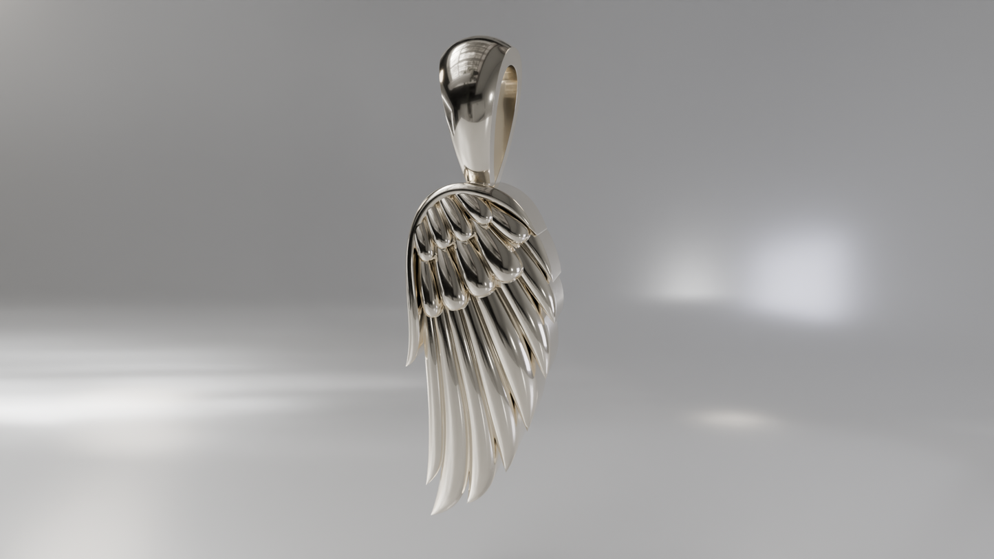 Angel Wing Memorial Pendant