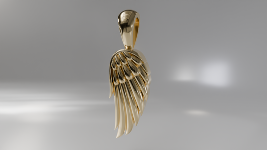 Angel Wing Memorial Pendant