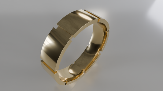 Modern Minimalist Band Ring