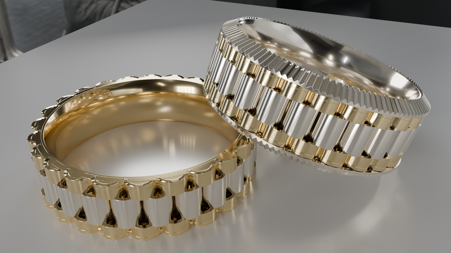 Rolex Link Men’s Ring