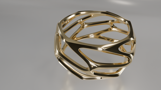 Sculptural Openwork Statement Ring